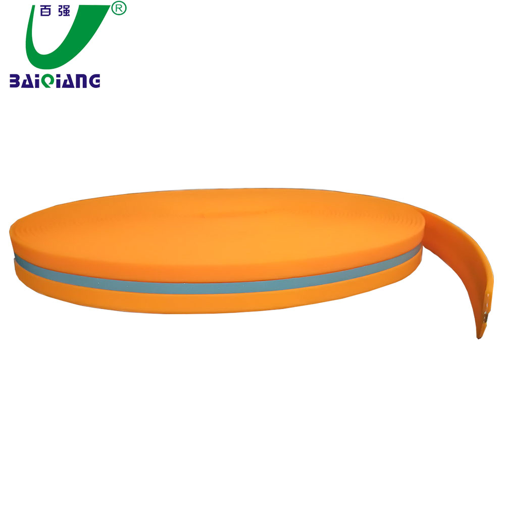 New Trend Soft Orange Reflective PVC Coated Webbing PVC Dog Strap Belt