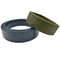 Black Leather Texture High Tenacity Cycling Silicone TPU Coated Nylon Webbing for Leather Men Belt