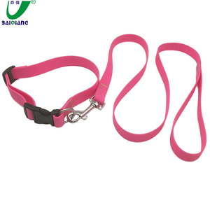 Friendly Cleanable Pvc Webbing Dog Collar Luminous
